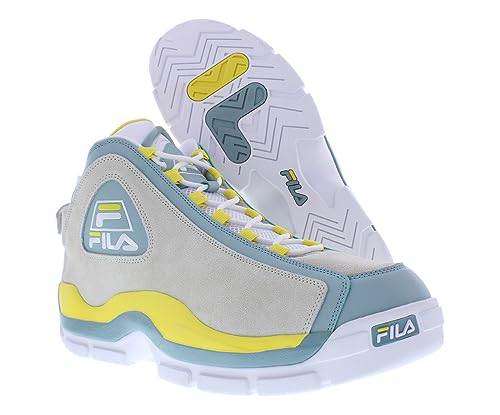 Image of Fila Men's 1BM01881 101 Grant Hill 2 White Egret Gray Mist Basketball Shoes
