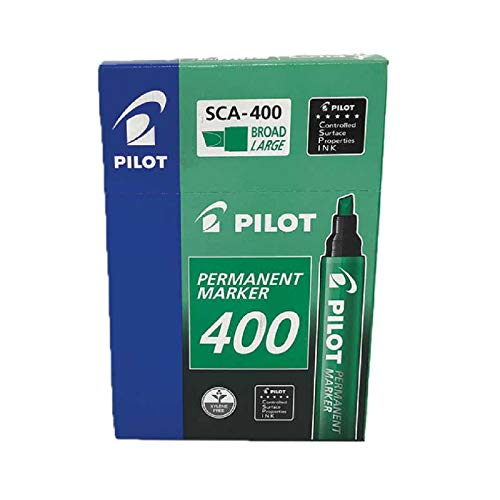 Pilot CF12MARKER 400 VERT feutre permanent marquage industriel résistant