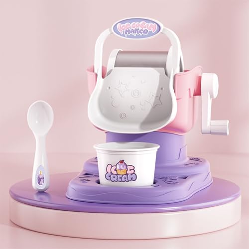 Kids Ice Cream Maker, Educational Kitchen Toy, Manual Making Machine, Quick Results, Long-Lasting Cooling - Image 2
