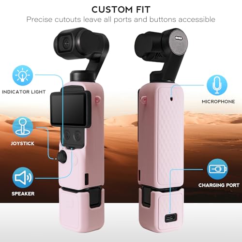 Coque DJI Osmo Pocket 4 silicone anti-rayures mince et accessoires