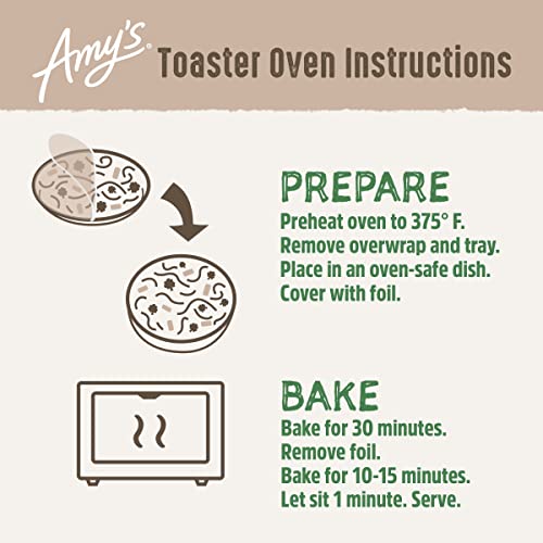 Amy's Frozen Meals, 3 Cheese And Kale Bake, Made With Organic Rice Pasta And Veggies, Gluten Free Microwave Meals, 8.5 Oz #TOP6