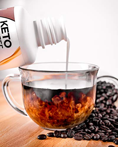 KetoLogic Keto Coffee Creamer: Sugar Free MCT Oil Creamer | Improve Energy, Curb Cravings, Promote Ketosis & Enhance Mental Clarity | Dairy-Free, Gluten-Free, Paleo Friendly | French Vanilla - 16oz