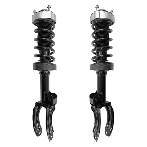 COMPLETESTRUTS - Front Quick Complete Strut Assemblies with Coil Springs Replacement for 2011-2018 Porsche Cayenne - Set of 2