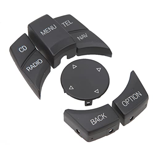 Boutons de commande multimédia ABS noir mat pour console centrale BMW Série E - 3