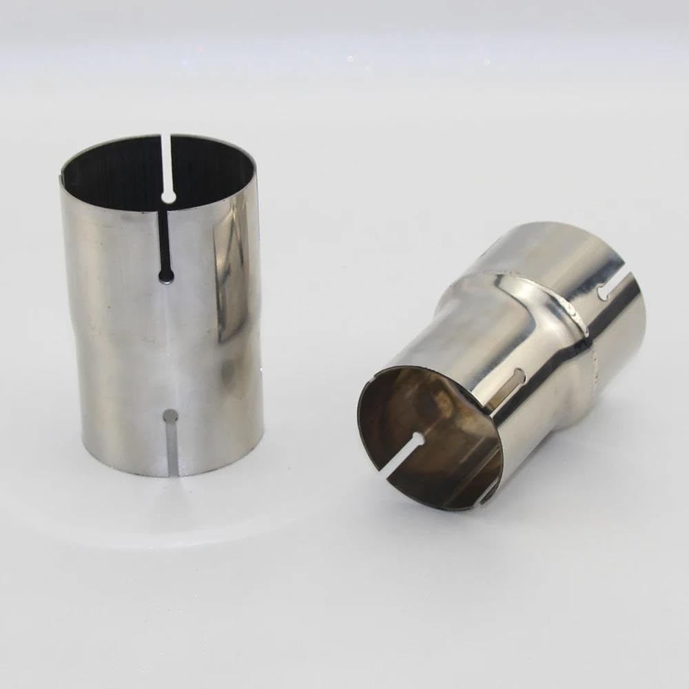 Cola de Escape Conector Reductor Escape Estándar Acero Inoxidable Coche Universal Tubo 63Mm Diámetro Exterior Y 73/76/79Mm Silenciador Trasero Coche(OD 63-76mm)
