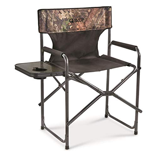 Guide Gear Oversized Tall Director's Camp Chair, 500-lb. Capacity, Mossy Oak Country Camo