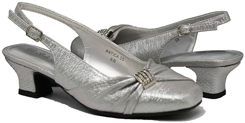 Enzo Romeo Antica02 ���f�B�[�X ���L �X�����O�o�b�N ���[�q�[�� �p���v�X �T���_�� �V���[�Y, �V���o�[(03)�B, 25.5 cm W