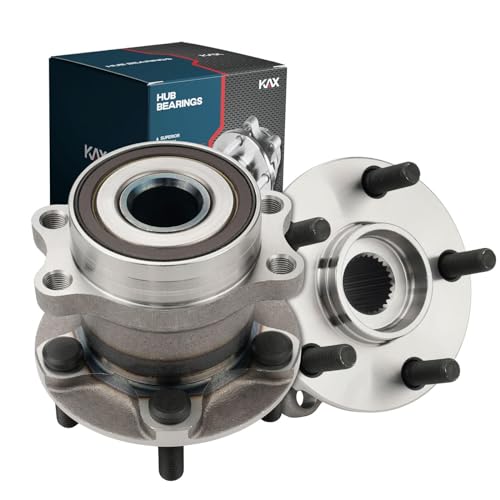 KAX 512518 Pair Rear Wheel Bearing Hub Assemblies Compatible with 2014-2018 Subaru Forester, 2016-2021 Subaru Crosstrek, 2012-2021 Subaru Impreza, 2013-2015 Subaru XV Crosstrek 5 Lugs W/ABS