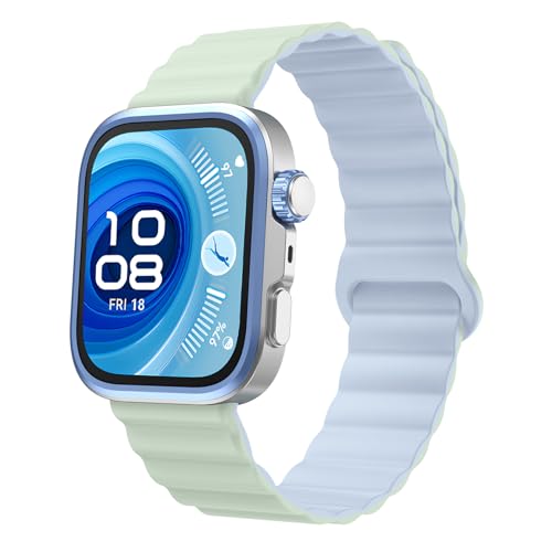 [SUIMUMU] �V���R�� �o���h Huawei Watch Fit 4 Pro�Ή� �����x���g ���͂Ȏ��C �g��͗l�̃f�U�C�� Huawei Watch Fit 4/Fit 3�p �h���h�� �y�� �_�炩�� �������ߊȒP�N�C�b�N�����[�X �t�@�[�E�F�C�E�H