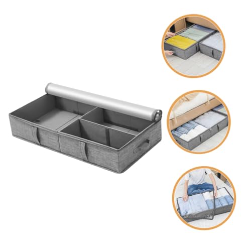 Caja de almacenamiento plegable para proteger mantas y edredones del polvo 4