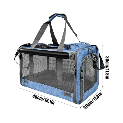 Panier pour chat ventilé et portable pour avion et auto - 7