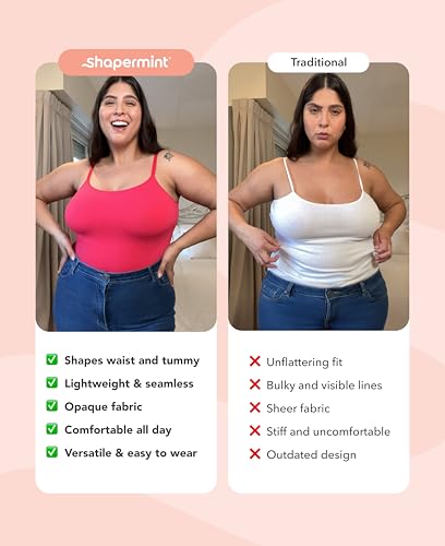 Image of SHAPERMINT Brief & Thong Bodysuit - Tummy Control Seamless Body Shaper, Shapewear for Women Small to Plus Size