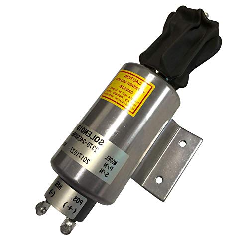 Celliparts 2370-24ESU1B5S 04400-08801 Solenoide de parada de 24 V 04400-08800 compatible con el grupo electrógeno de motor Mitsubishi Series SR S12R S16R S12N YK300