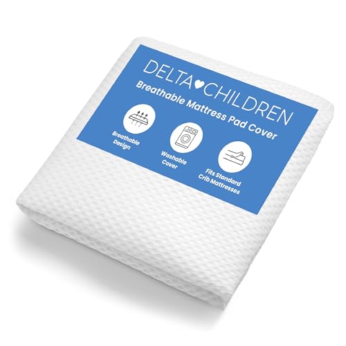 Delta Children Breathable Crib Mattress Pad Cover - Make...