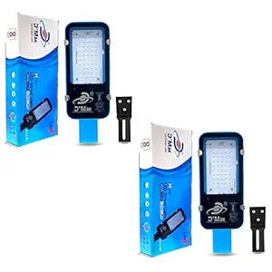 DMak 40 Watt Smart & Blue Eco Body Led Street Light Focus Pure Cool White AC Outdoor Waterproof ('IP65 ' Water Resistant) 230V (with Clam Free) | Street Light | (Pack of 02)