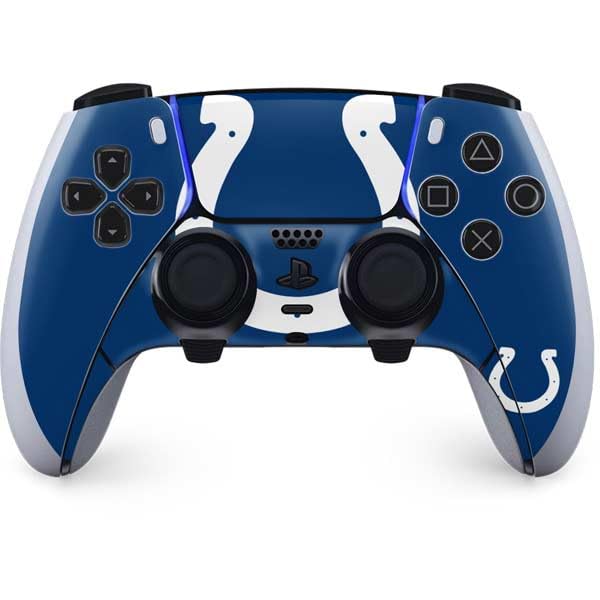 Skinit Decal Gaming Skin Compatible with PS5 DualSense Edge Pro Controller - Officially Licensed NFL Indianapolis Colts Large Logo Design