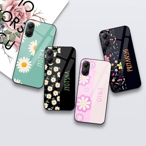 Image of COLORflow Back Cover Compatible with Poco X7 Pro 5G | Floral Names Color Customized | Shockproof TPU Bumper with Camera Protection Back Cover Compatible with Poco X7 Pro 5G