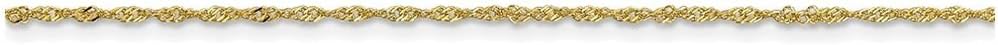 FJC Finejewelers 10k 1.10mm Singapore Chain