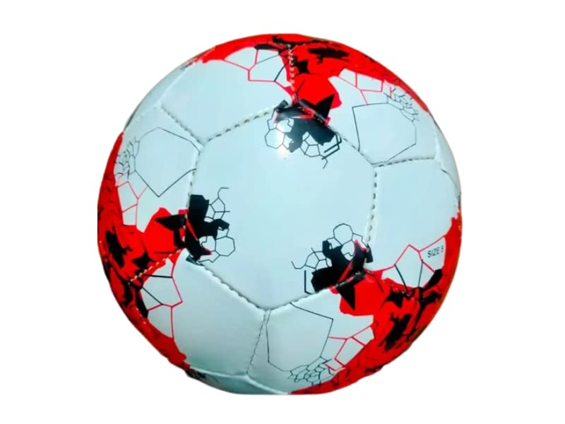 Pro Game Synthetic PVC Football Hand Stitch Size 5 Layer-05 with Free Inflating Air Needle (White & Red) (B0C33K1RYN) Amazon Price History, Amazon Price Tracker