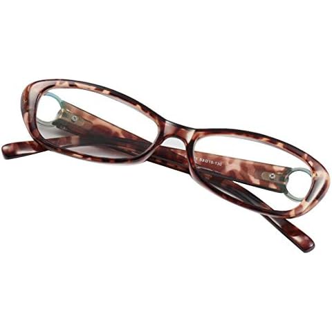 AYHMT Reading Glasses Fashion Pattern X1, Full Frame Rectangular Plastic Comfortable Hd Glasses Cover