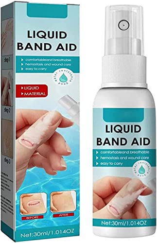 Benda spray liquida, fascia per pelle liquida, cerotto liquido traspirante