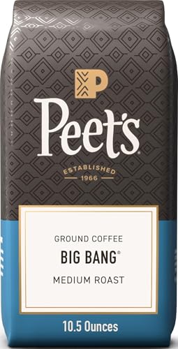 Image of Peet's Coffee, Medium Roast Ground Coffee, 100% Arabica Coffee - Big Bang 10.5 Ounce Bag