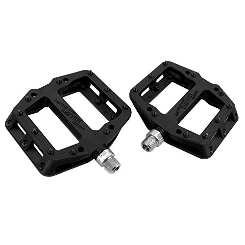 Foto von MZYRH MTB Fahrrad Pedale Nylon 3 Lager Composite 9/16 Mountainbike-Pedale Hochfeste rutschfeste Fahrradpedale Oberfläche für Road BMX MTB Fixie Bikesflat