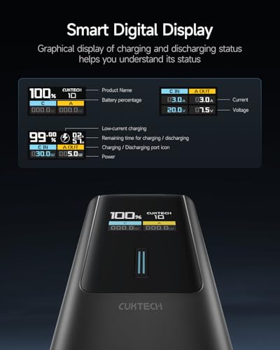 CUKTECH 10 100W 10,000mAh Power Bank Combo miniatura 5