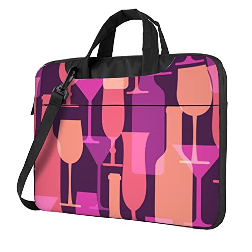 Sac bandoulière ordinateur 13 pouces Debou noir avec étui pour lunettes de cocktail