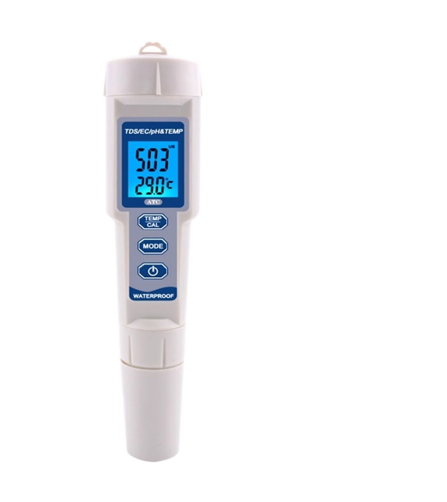 Zestaw do badania wody, 4 W 1 TDS PH EC Temp Meter Tester pH Test jakości wody Monitor temperatury Długopis Narzędzia do pomiaru kwasu i zasady(TDS EC PH TEMP)