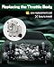 SCITOO Throttle Body fit for Mercedes-Benz C230 2.3L 2002, for Mercedes-Benz SLK230 2.3L 2000-2004 1111410125, A1111410325, 1111410325, 0280750021, 67-5011