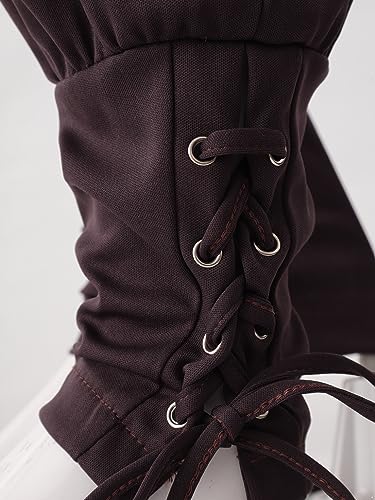 Choomomo Boys Medieval Ankle Pants Pirate Renaissance Slacks Lace Up Banded Viking Kids Trousers3