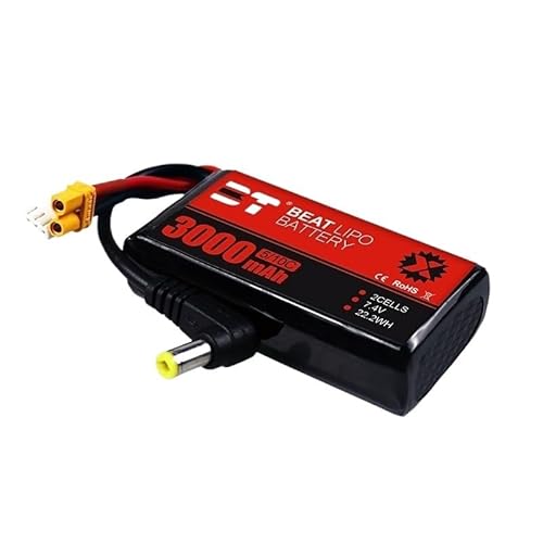 3000mAh 2S 7.4V 5 10C XT30 XT60p LiPoobe[ARCNbhRv^[wRv^[AFPV[VOh[p[dobe[(3000mah XT30)