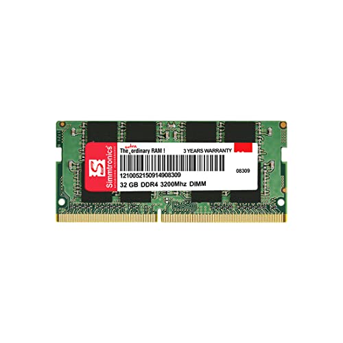 Image of SIMMTRONICS SO-DIMM RAM DDR4 32GB 3200Mhz