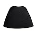 TheKufi Black Fez African Hat Rigid Wool Felt Concaved Oval Kufi Muslim Hat for Formal Occasions or Prayer (XL)