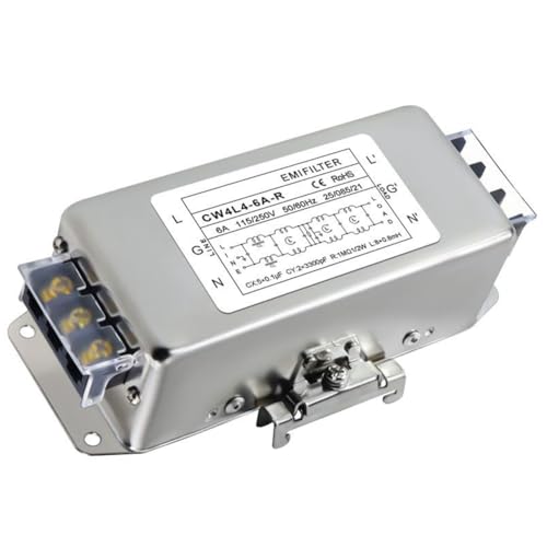 Filtre AC alimentation rail DIN filtre anti-interférence pour réseau électrique four
