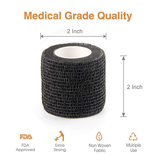 AUPCON Pet Dierenarts Wrap Samenhangende Bandages Zelf Aanhangende Bandage EHBO Sport Wrap Bandages - Afbeelding 3