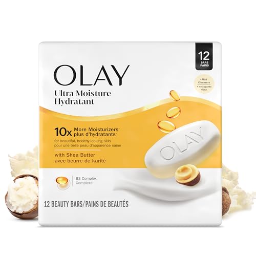 Olay Beauty Bar, Ultra Moisture,10x More Moisturizers, Nourishing Conditioners, Smooth & Gentle on...