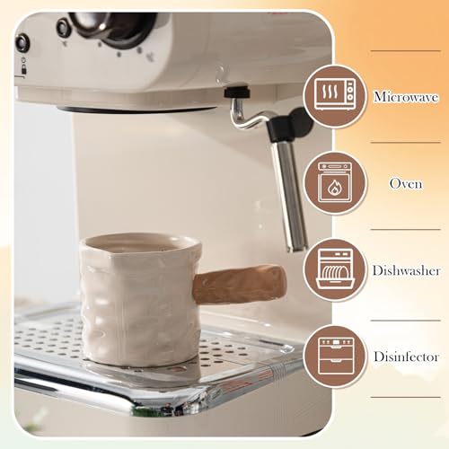 Vaso Medidor Espresso de Cerámica 3 oz Maxdot miniatura 5