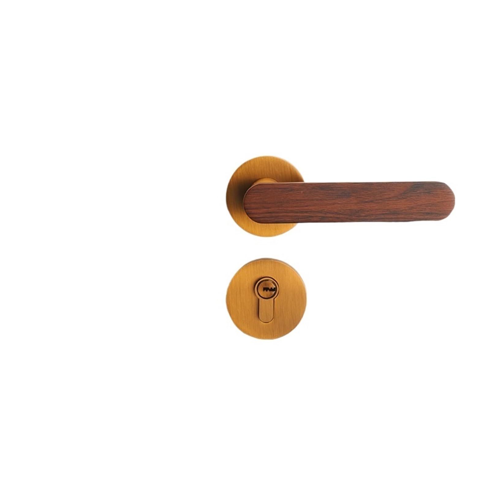 Cerradura dividida for interiores de madera con manija silenciosa y pestillo magnético