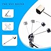 Vaisoeny Double Bass Drum Pedal, Double Chain Double Bass Pedal, Double Kick Pedal for Bass Drum，Drum Set Kit and Electronic Drums (V-ST13) #2