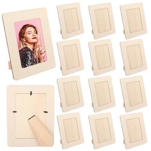 GNIEMCKIN 25 PCS 4.4 x 6.5 Inch Wooden Picture Frames,
