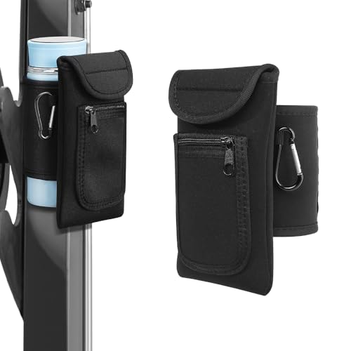 BNGXR Bolsa Magnetica Gym, bolsa magnética para botellas, soporte móvil para gimnasio y exterior, Bolso Magnetico para Gym para Deporte Hiking y Uso al Aire Libre, Negro