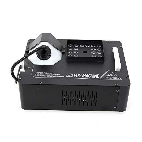 Fog Machine, 1500W Smoke Machine Rgb 3In1 24 Leds Dmx Vertical Spray Stage Light Fogger,With Remote Controller,For Wedding, Halloween, Party,Christmas And Stage Effect #TOP7