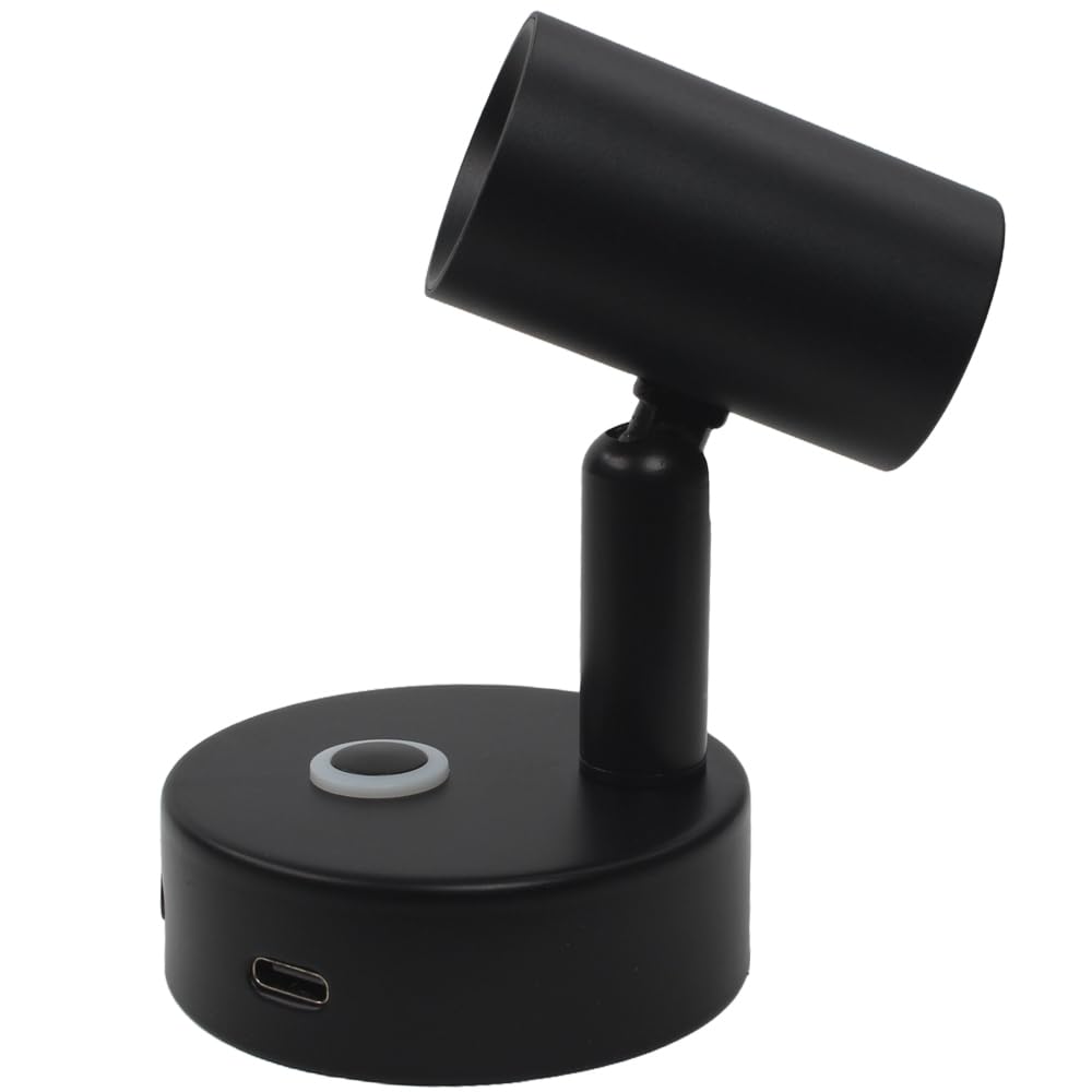 12-24 V LED lampa do czytania + USB C + przełącznik + ściemniacz do przyczepy kempingowej, łodzi, czarna