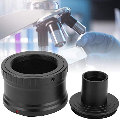 Microscope Eyepiece Adapter, Metal Adapter Converter for 23.2mm T Mount Microscope Eyepiece for M Mount Mirrorless Camera - Image 2