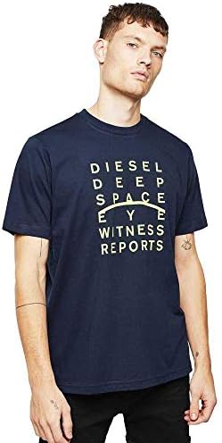 Amazon.co.jp: (ディーゼル) メンズ Tシャツ スクエアテキスト