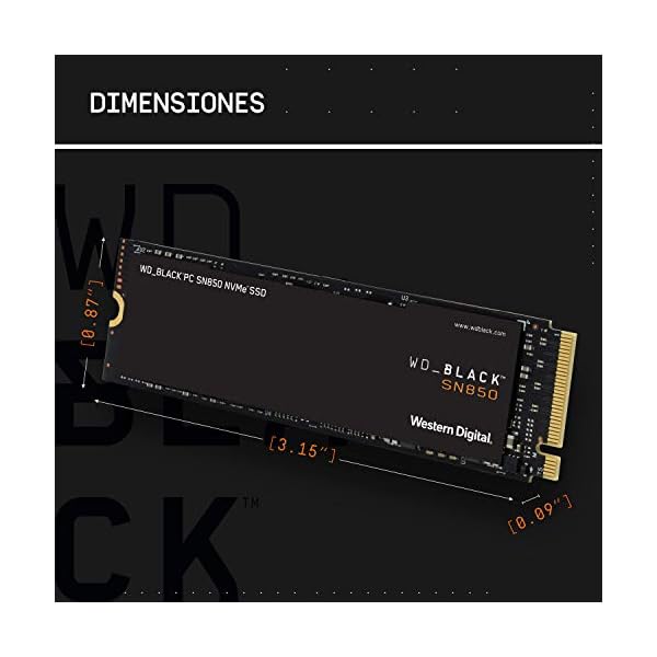WD_BLACK SN850 de 500 GB SSD PCIe Gen. 4, hasta 7000 MB/s - Image 5