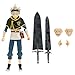 Total Anime Asta - 6.5-Inch Figure with Swappable Faceplates, Alternate Hands, and Sword Accessories