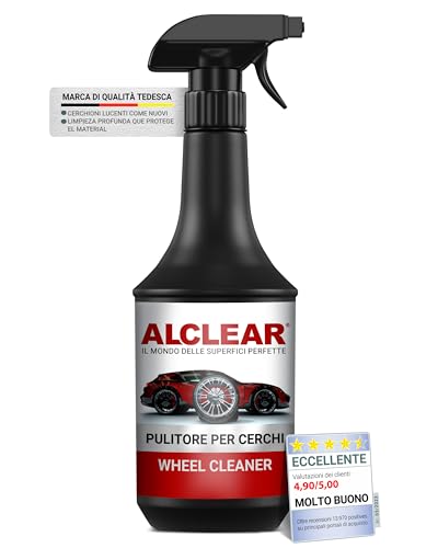 ALCLEAR Premium Detergente per cerchi auto per cerchi in alluminio